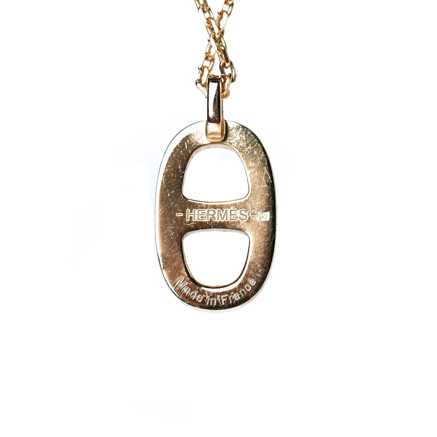 Hermes Laquered Iliade Pendant Necklace 3 of 3