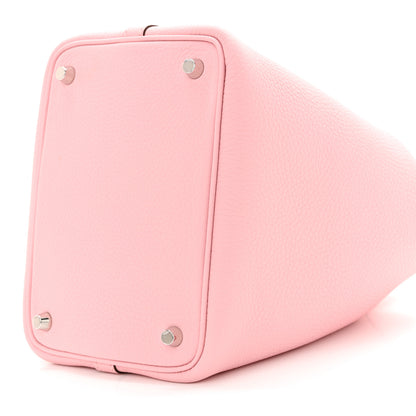 Hermes Taurillon Clemence Picotin Lock 18 PM Rose Sakura 10 of 12