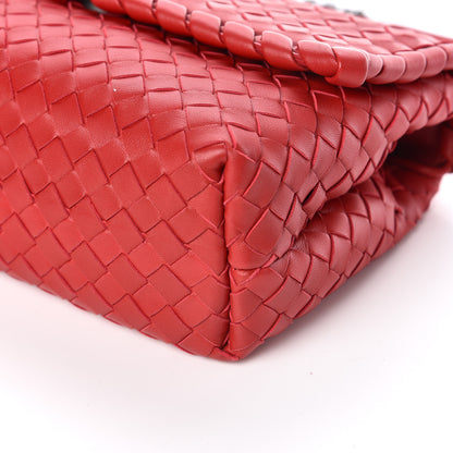 Bottega Veneta Nappa Intrecciato Baby Olimpia Shoulder Bag Vesuvio 8 of 9