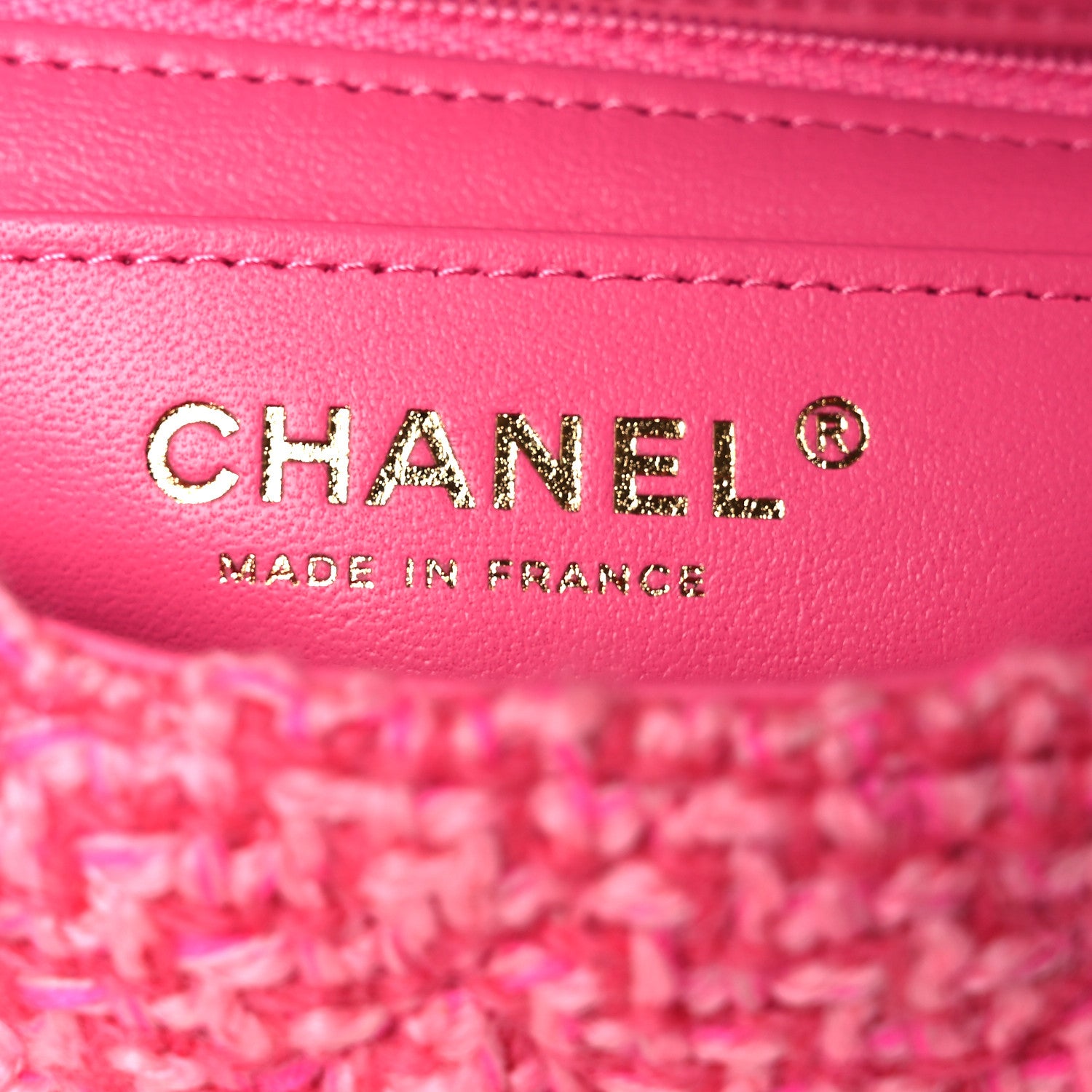 CHANEL シャネル ツイード風マフラー ピンク M9947 38 CHANEL - CHANEL カシミヤ ココマーク ツイード マフラー スカーフの