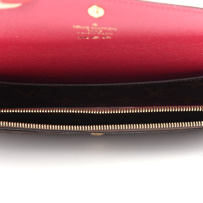 Louis Vuitton Monogram Emilie Wallet Fuchsia 5 of 8