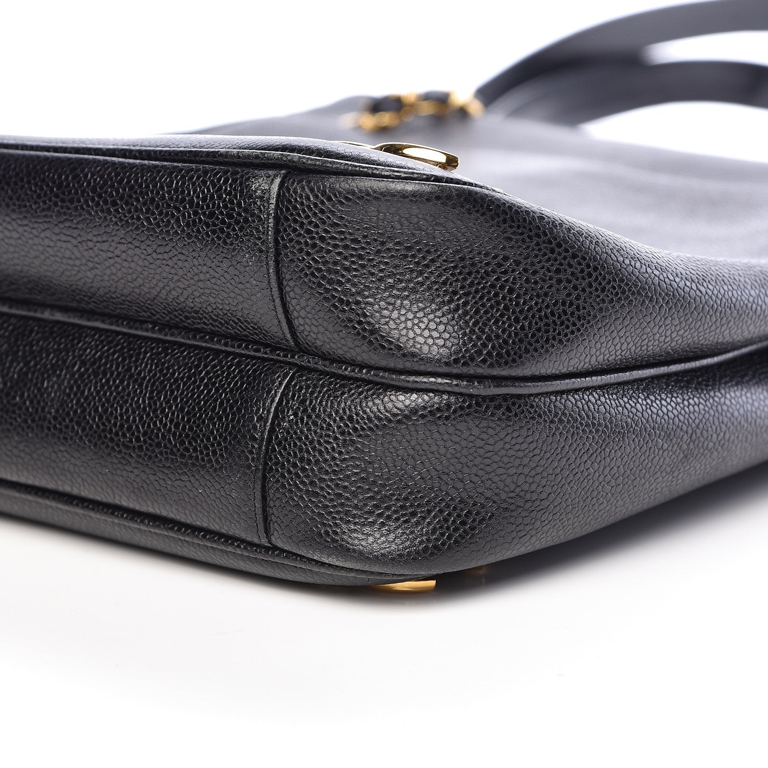 Chanel Caviar CC Shoulder Bag Black 9 of 10