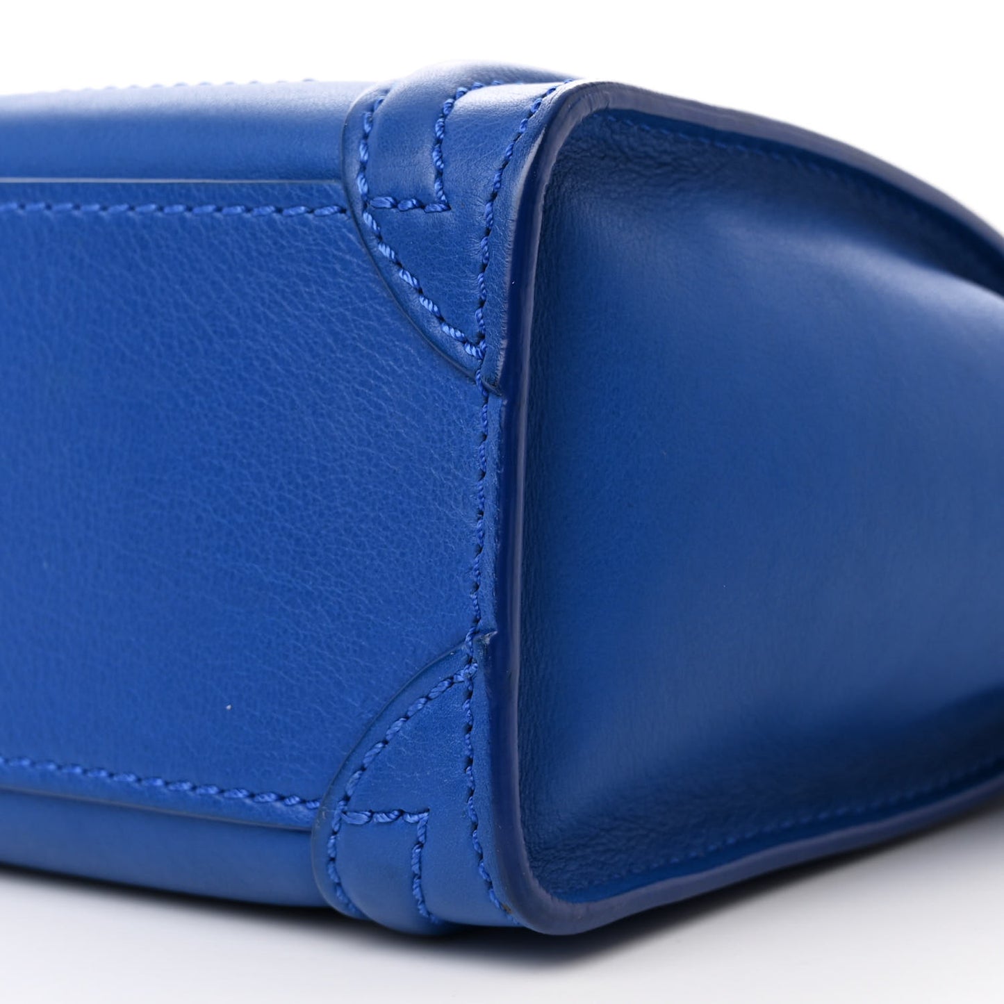 Smooth Calfskin Nano Luggage Royal Blue