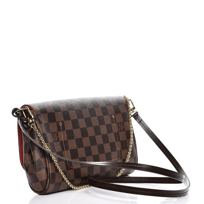 Louis Vuitton Damier Ebene Favorite MM 3 of 8