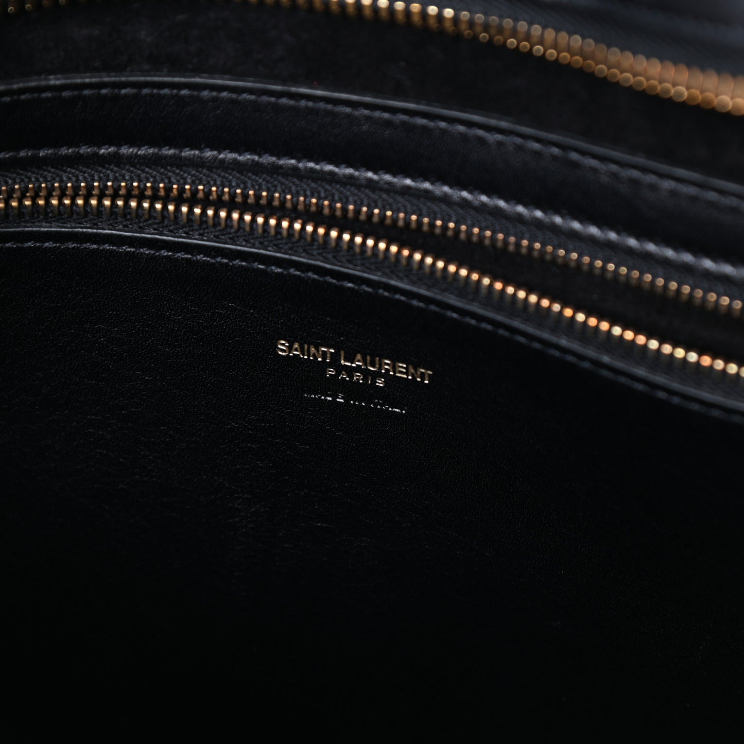 Smooth Calfskin Medium Monogram Cabas Black