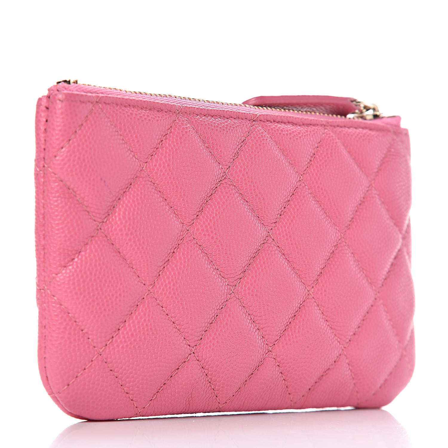Chanel Caviar Quilted Small Cosmetic Case Pink 3 of 8