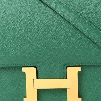 Hermes Epsom Constance 24 Vert Vertigo 8 of 11