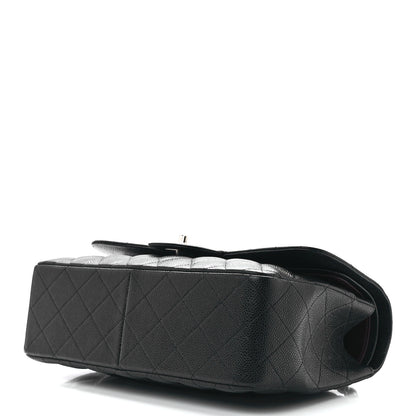 Chanel Caviar Quilted Jumbo Double Flap Black 10 of 12