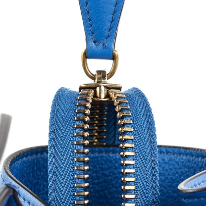 Celine Palmelato Mini Luggage Electric Blue 6 of 8