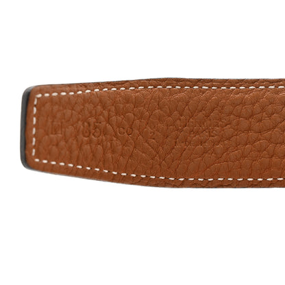 Hermes Box Togo 32mm H Belt 85 34 Black Gold 5 of 11