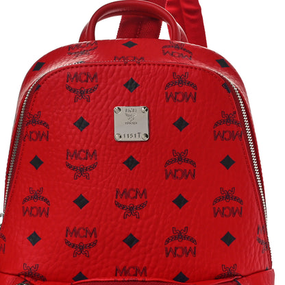 MCM Visetos Klassik Small Sling Bag Ruby Red 7 of 9