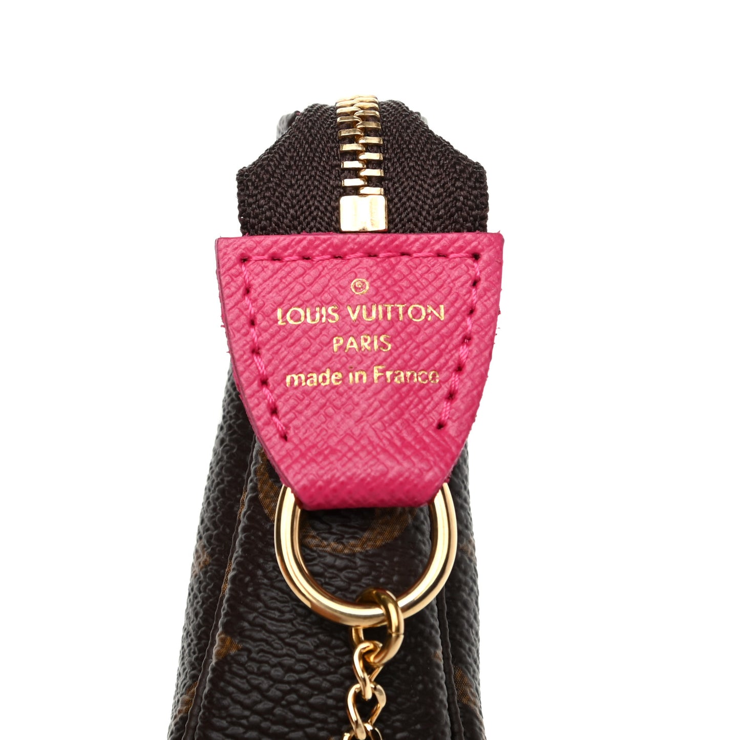 Monogram 2019 Christmas Animation Mini Courchevel Pochette Accessories Fuchsia