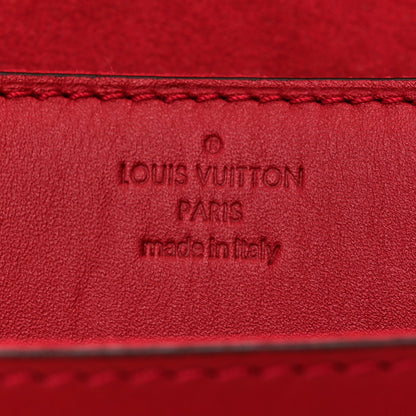 Louis Vuitton Calfskin Chain Louise MM Red 6 of 11
