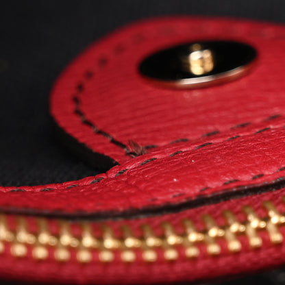 Burberry Derby Calfskin House Check Medium Banner Tote Russet Red 14 of 16