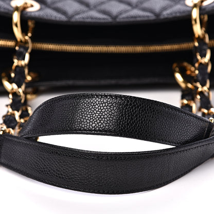 Chanel Caviar Quilted Grand Shopping Tote GST Black 10 of 11