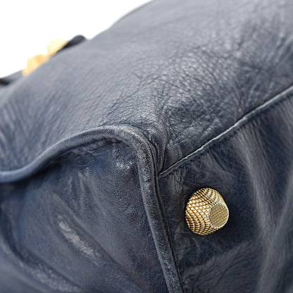 Balenciaga Chevre Giant 21 Gold Hardware Part Time Marine 12 of 35