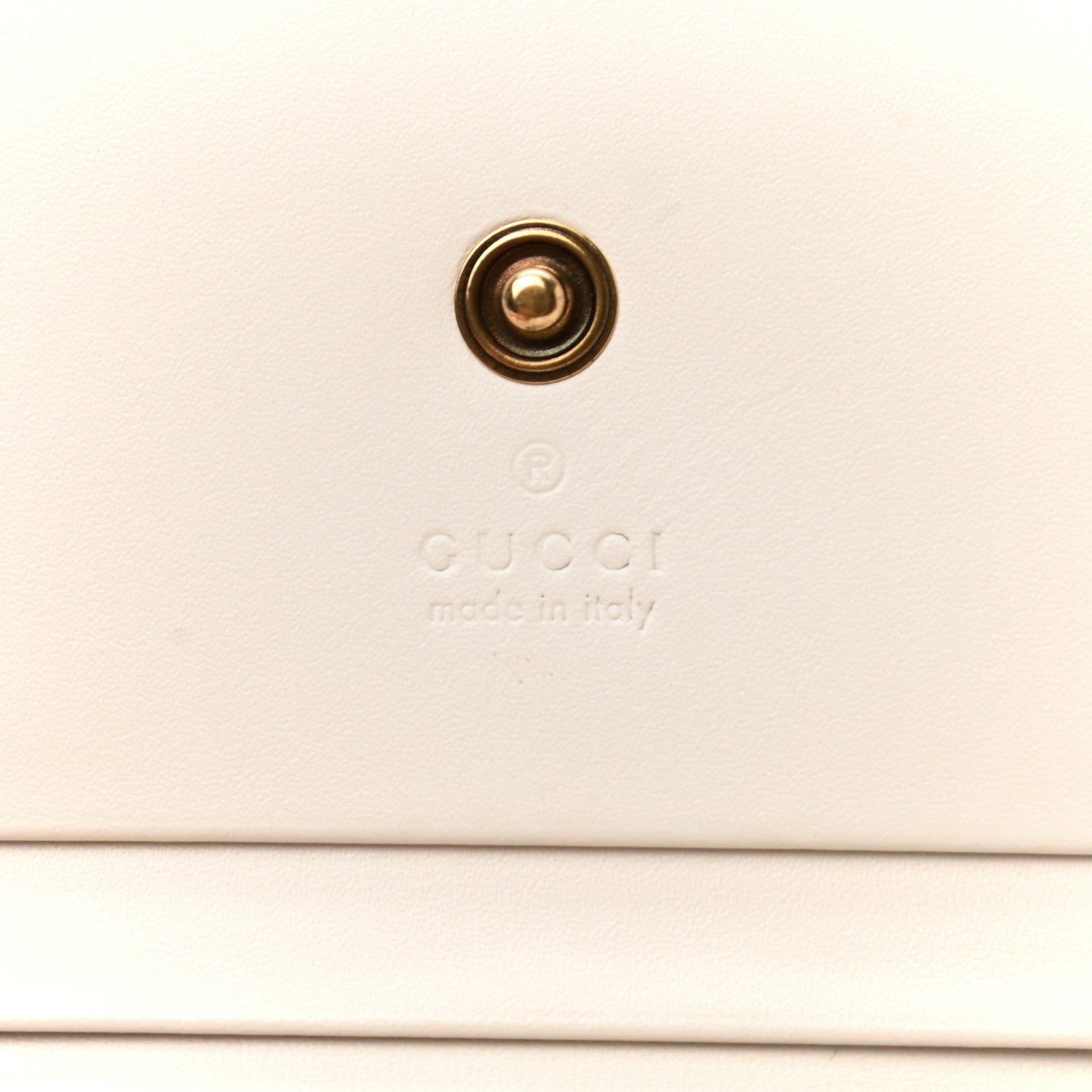 Gucci Guccissima Cherries Card Case Wallet White 6 of 8