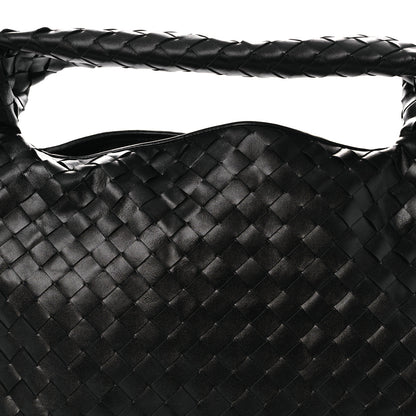 Bottega Veneta Calfskin Intrecciato Small Hop Black 8 of 10