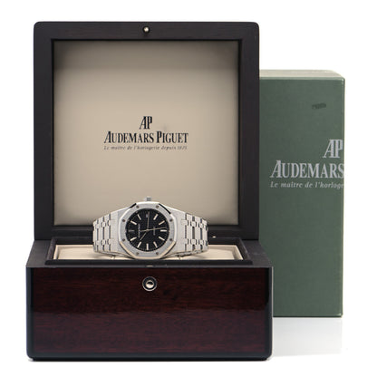 Audemars Piguet Stainless Steel 39mm Royal Oak Automatic Watch Black 15300ST 5 of 5
