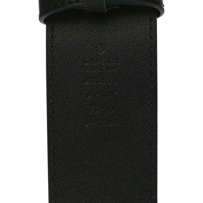 Gucci Calfskin Double G 40mm Belt 75 30 Black 6 of 9
