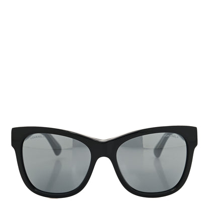 Chanel Acetate Square CC Sunglasses 5380 Black 2 of 7