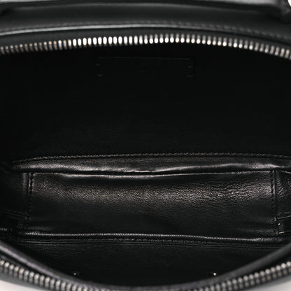 Valentino Garavani Calfskin Lacquered Vlogo Crossbody Bag Black 5 of 9