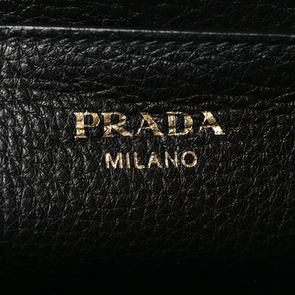 Prada Vitello Phenix Crossbody Bag Black 6 of 8