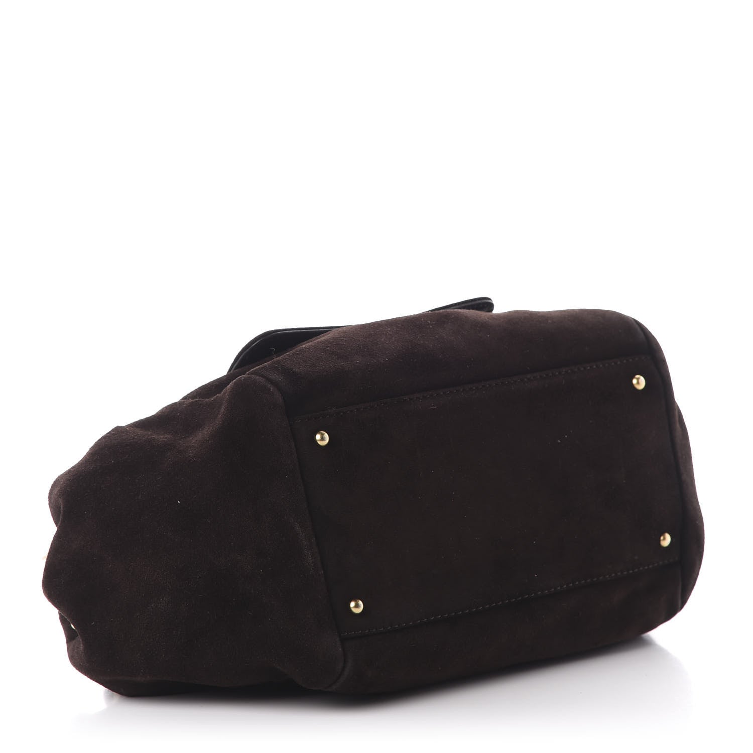 Chanel Suede Accordion Flap Brown 4 of 11