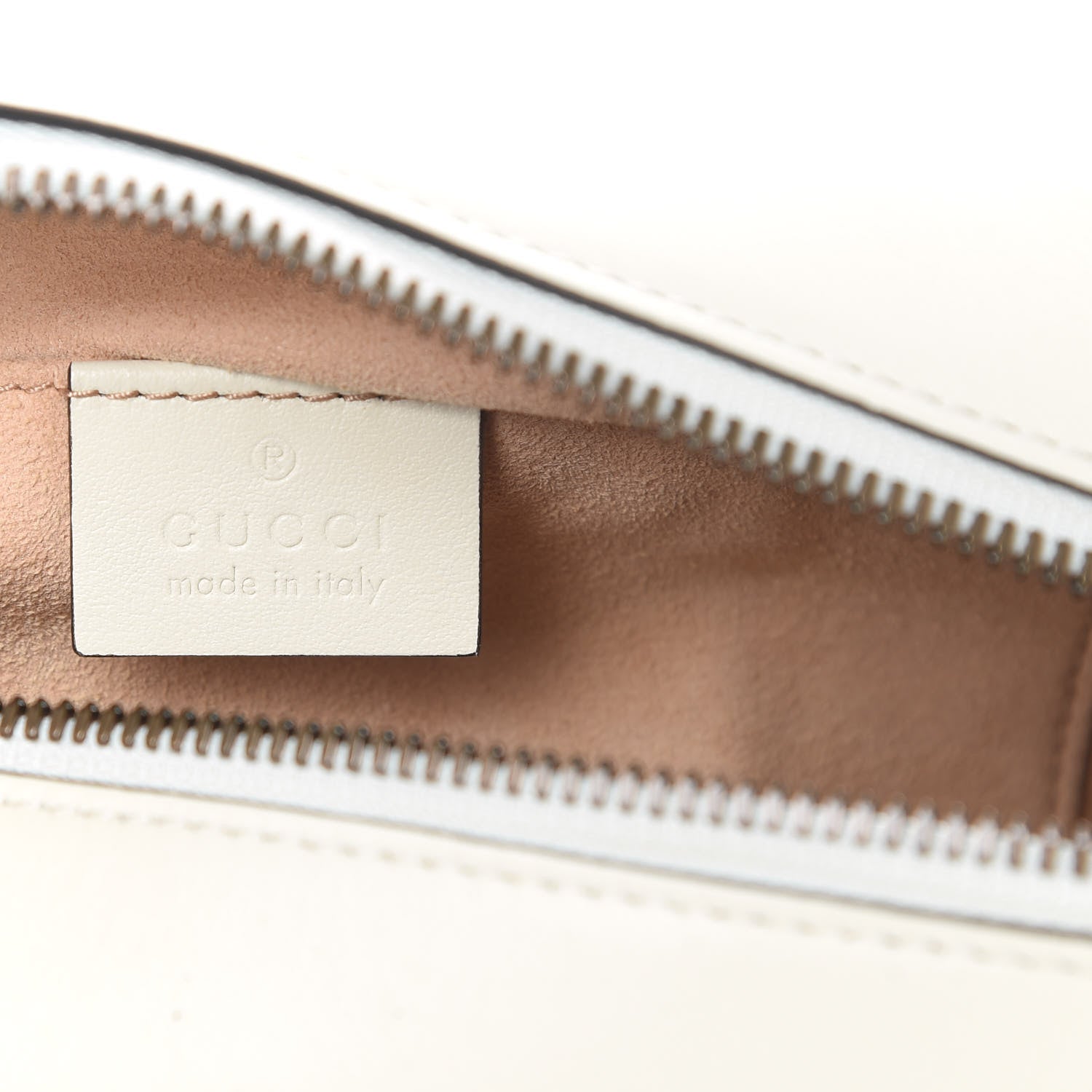 Gucci Calfskin Matelasse Small GG Marmont Chain Shoulder Bag White 6 of 10