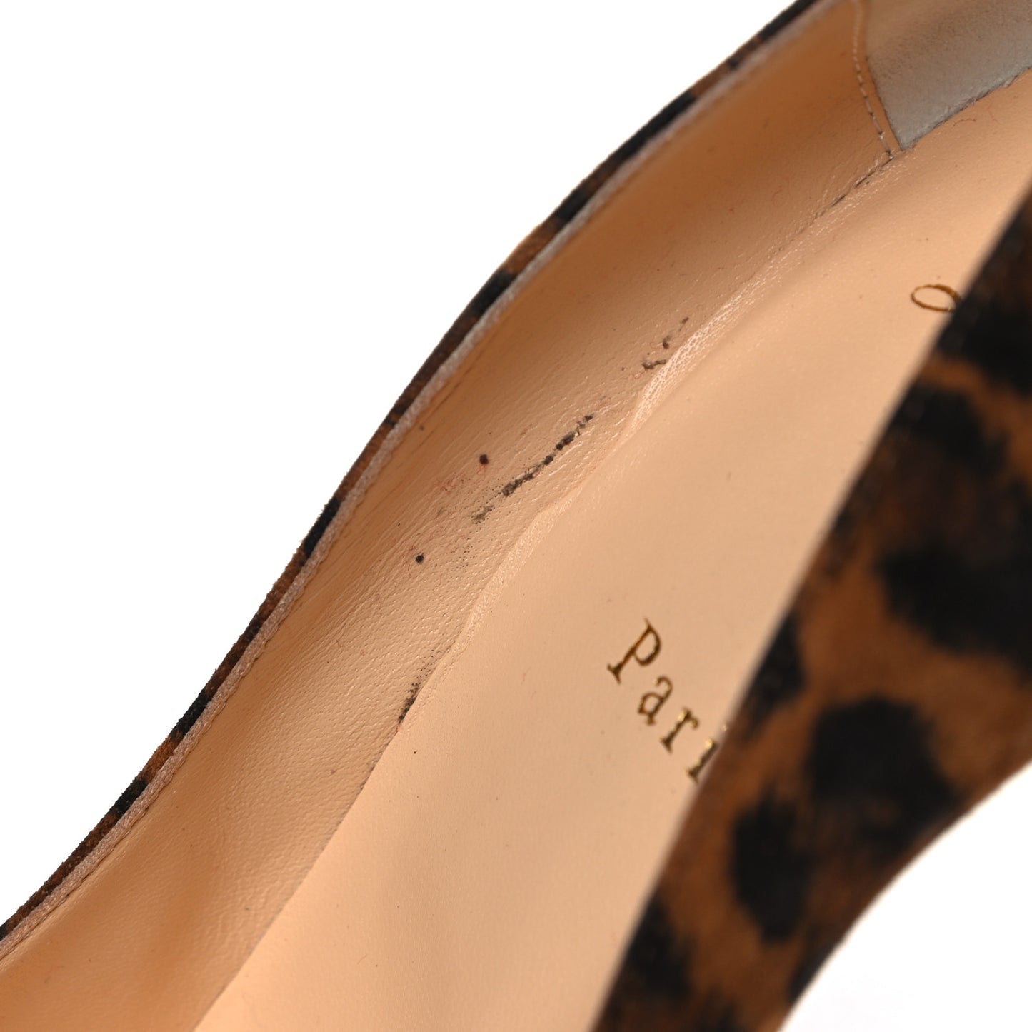 Veau Velours Pigalle Follies 100 Pumps 41 Leopard