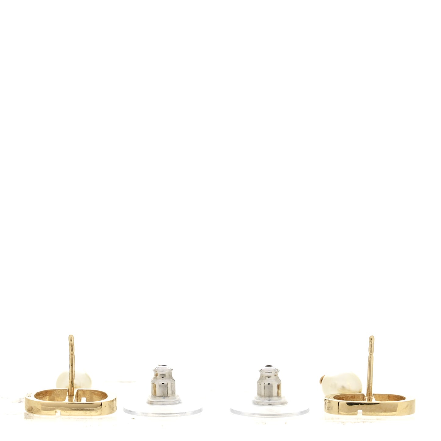 Pearl Petit CD Earrings Gold