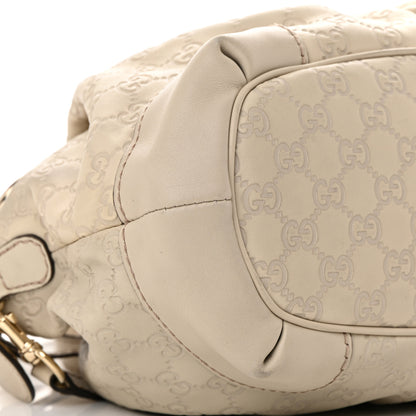 Gucci Guccissima Medium Sukey Top Handle Bag White 9 of 26