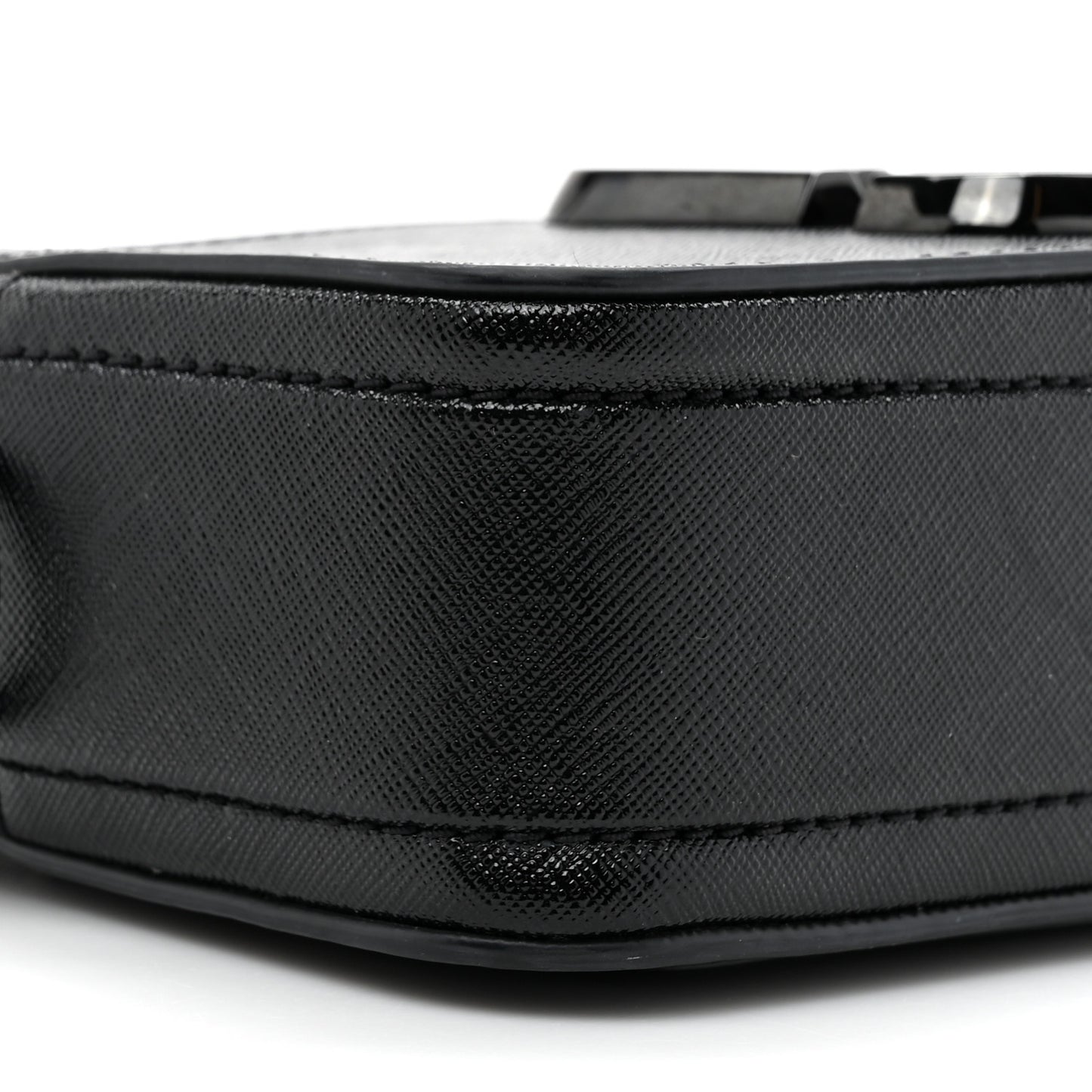 Saffiano Snapshot Camera Bag Black