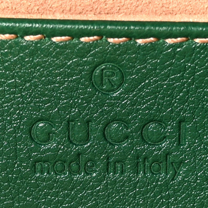 Gucci Wonka Grain Calfskin Small Diana Tote Bag Green Yellow Fluo 6 of 11
