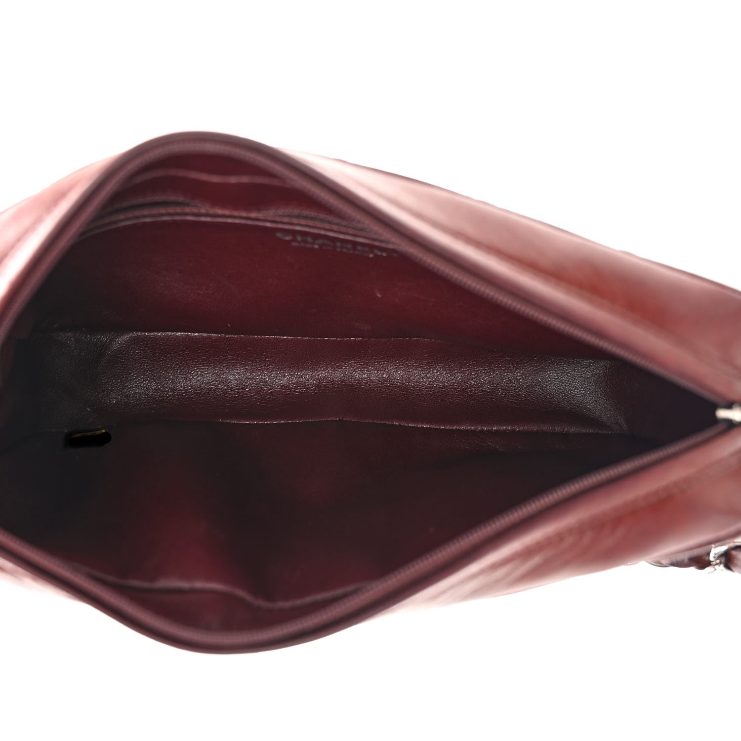 Chanel Lambskin Quilted Timeless Camera Case Burgundy Burgundy 5 of 14