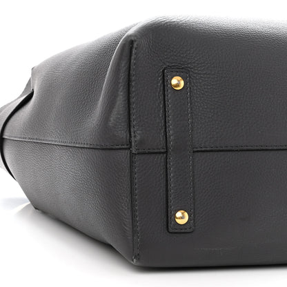 Burberry Marais Calfskin Large Belt Bag Charcoal Grey 10 of 22