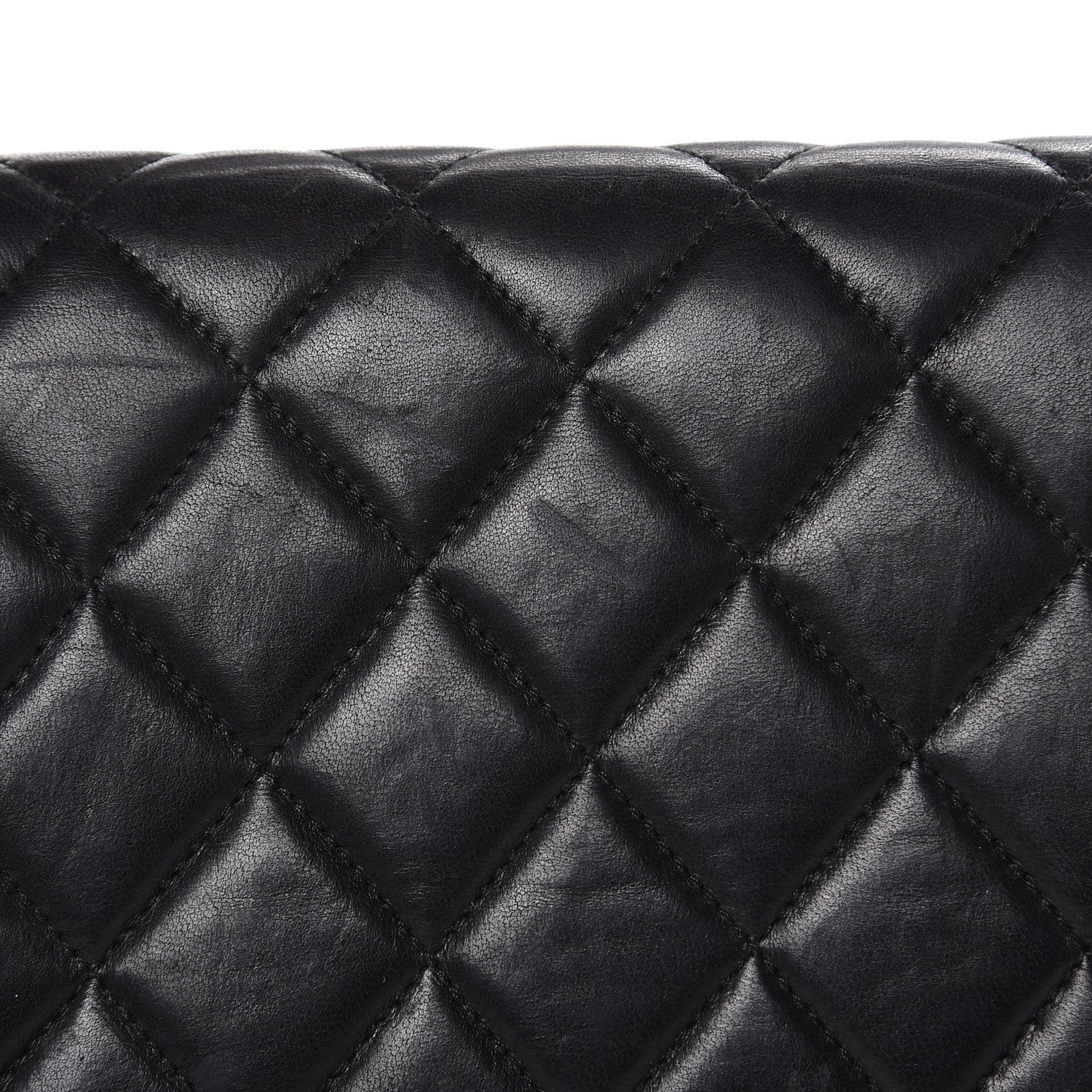 Chanel Lambskin Quilted East West Flap Black 16 of 22