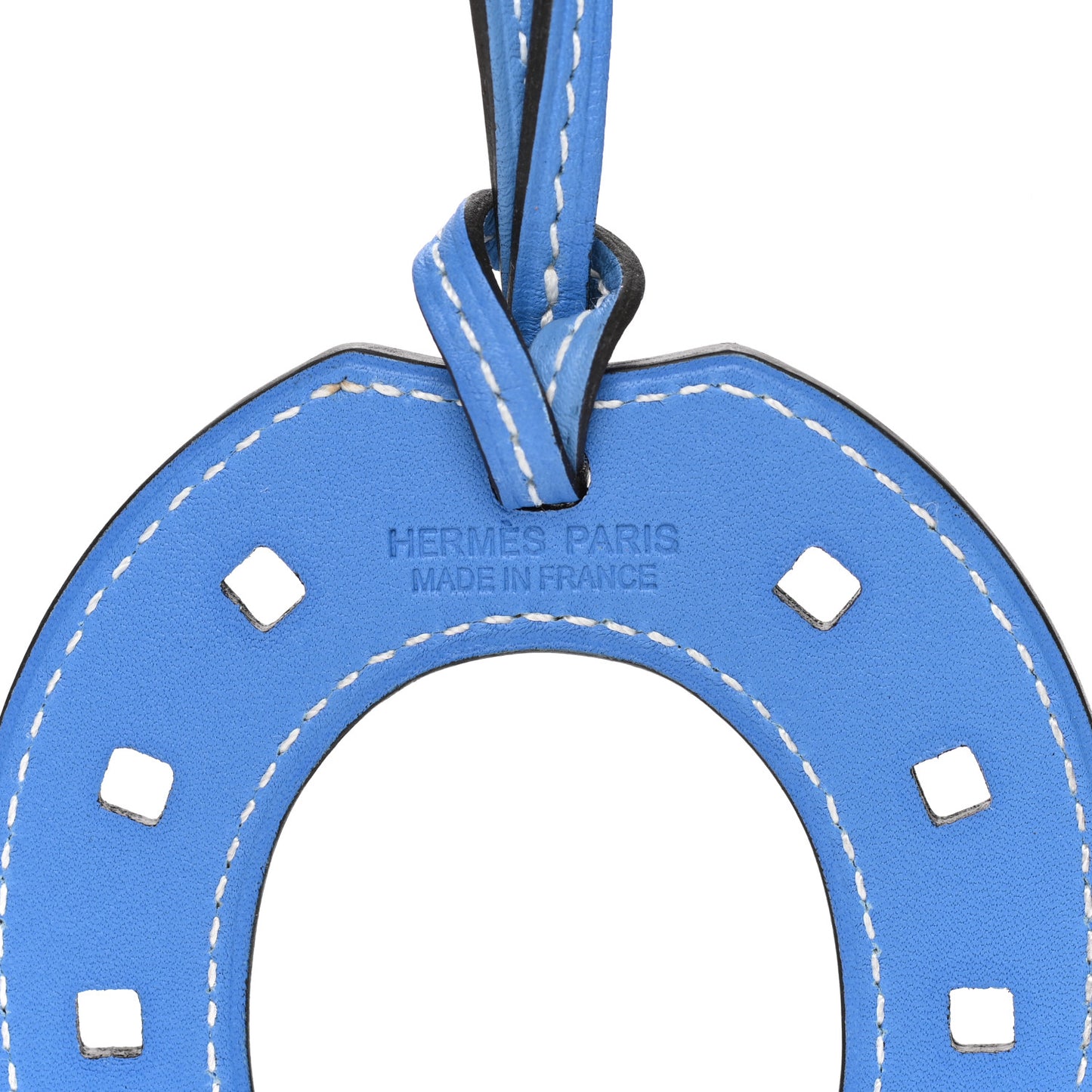 Swift Paddock Horseshoe Bag Charm Bleu Paradis