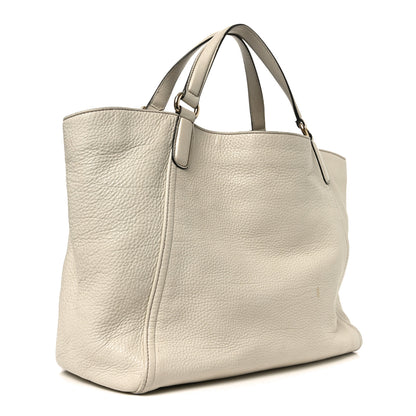 Gucci Pebbled Calfskin Medium Soho Shoulder Bag Off White 3 of 11
