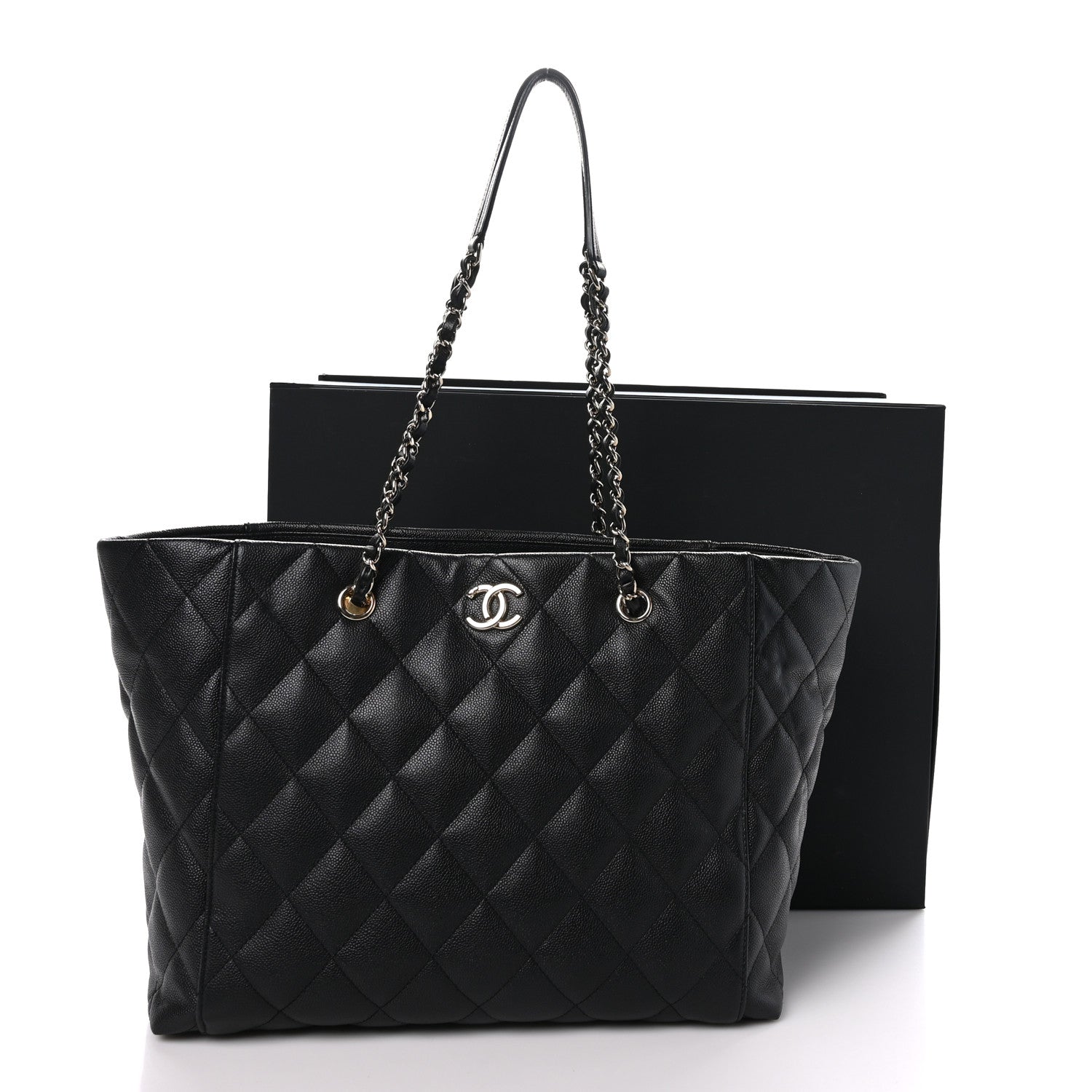 Chanel Caviar Quilted Large Shopping Tote Black 11 of 11