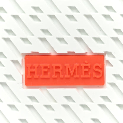 Hermes Canvas Calfskin Get Sneakers 40 Prunoir Blanc 7 of 10