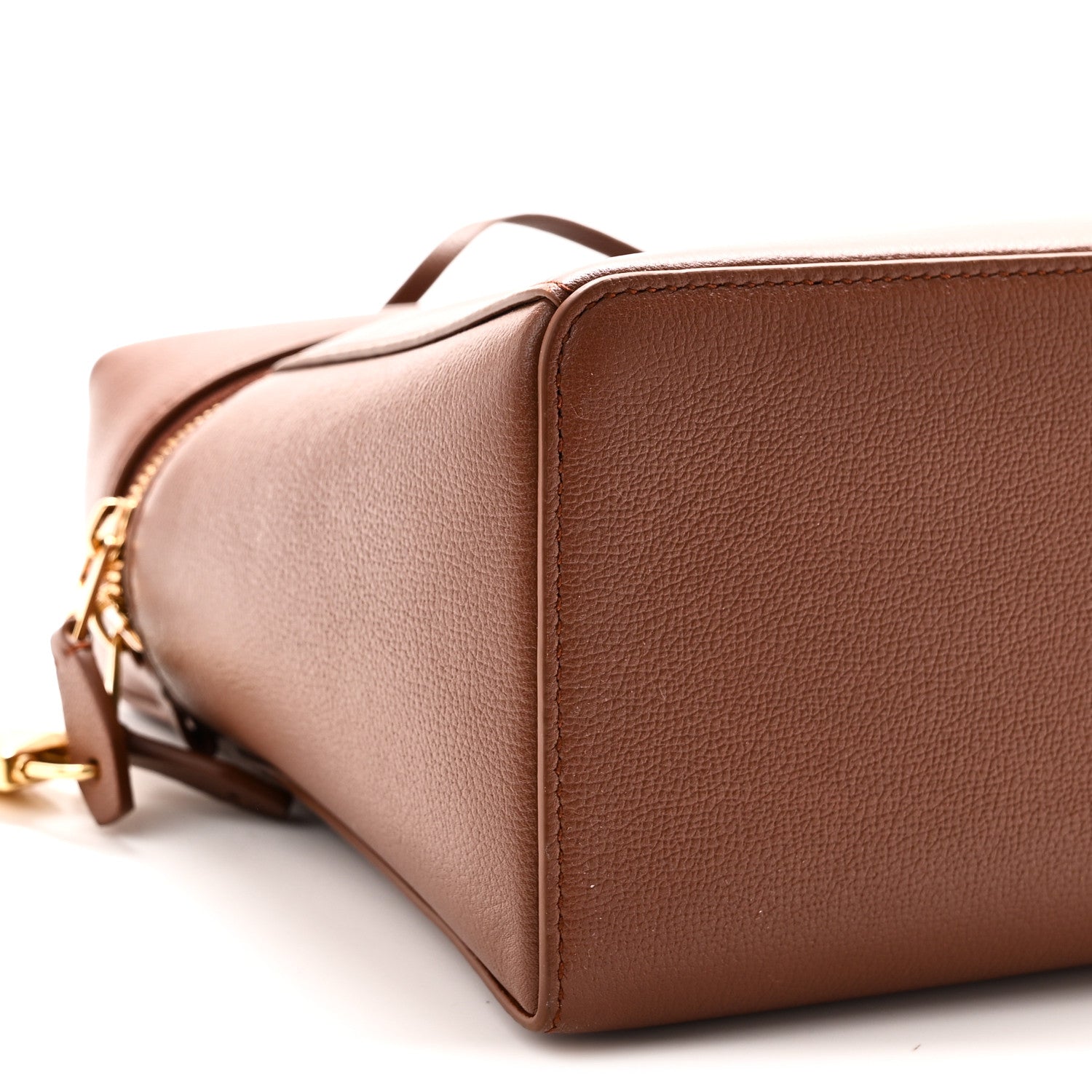 Loro Piana Grained Calfskin Extra Bag L27 Burnt Tan 8 of 9