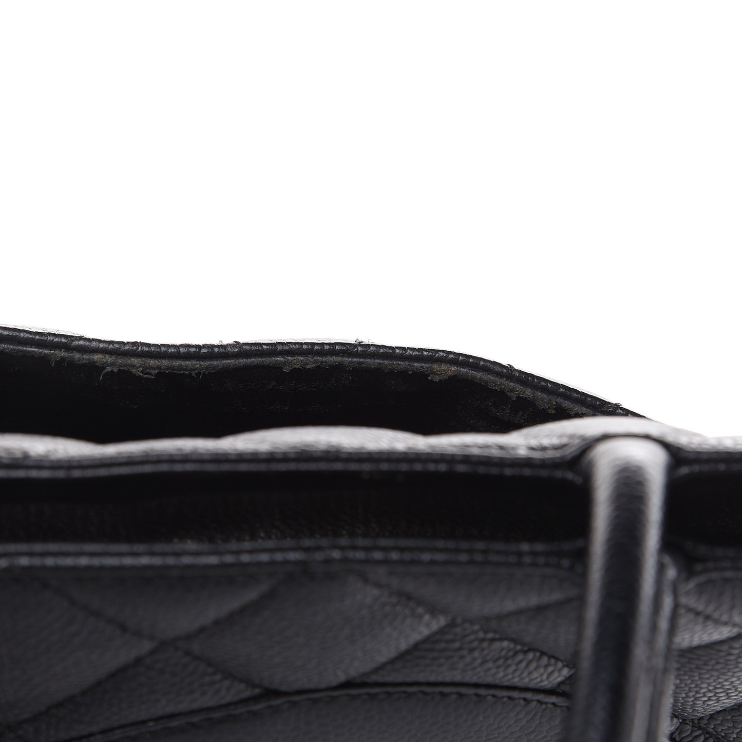 Caviar Quilted Medallion Tote Black