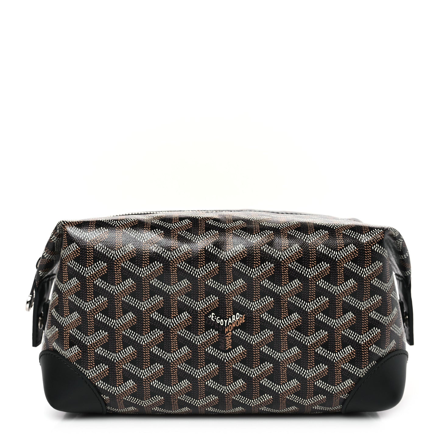 Goyardine Boeing 25 Trousse de Toilette Black
