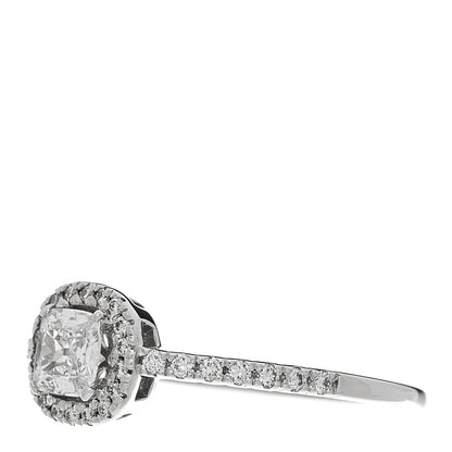 Parker & West by FASHIONPHILE 18K White Gold Diamond 0.33ct Cushion Cut Pave Halo Engagement Ring 53 6.5 6 of 6