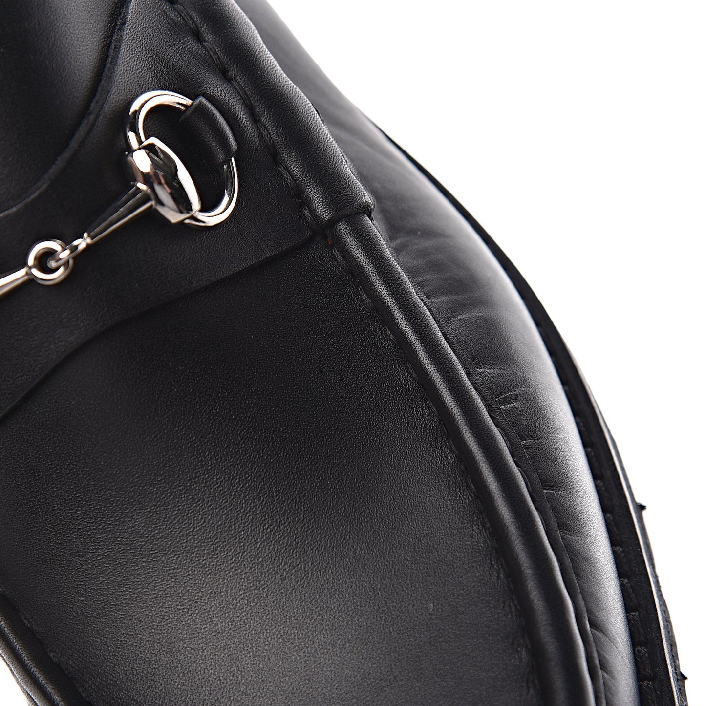 Laredo Calfskin Mens Horsebit Loafers 9.5 Black