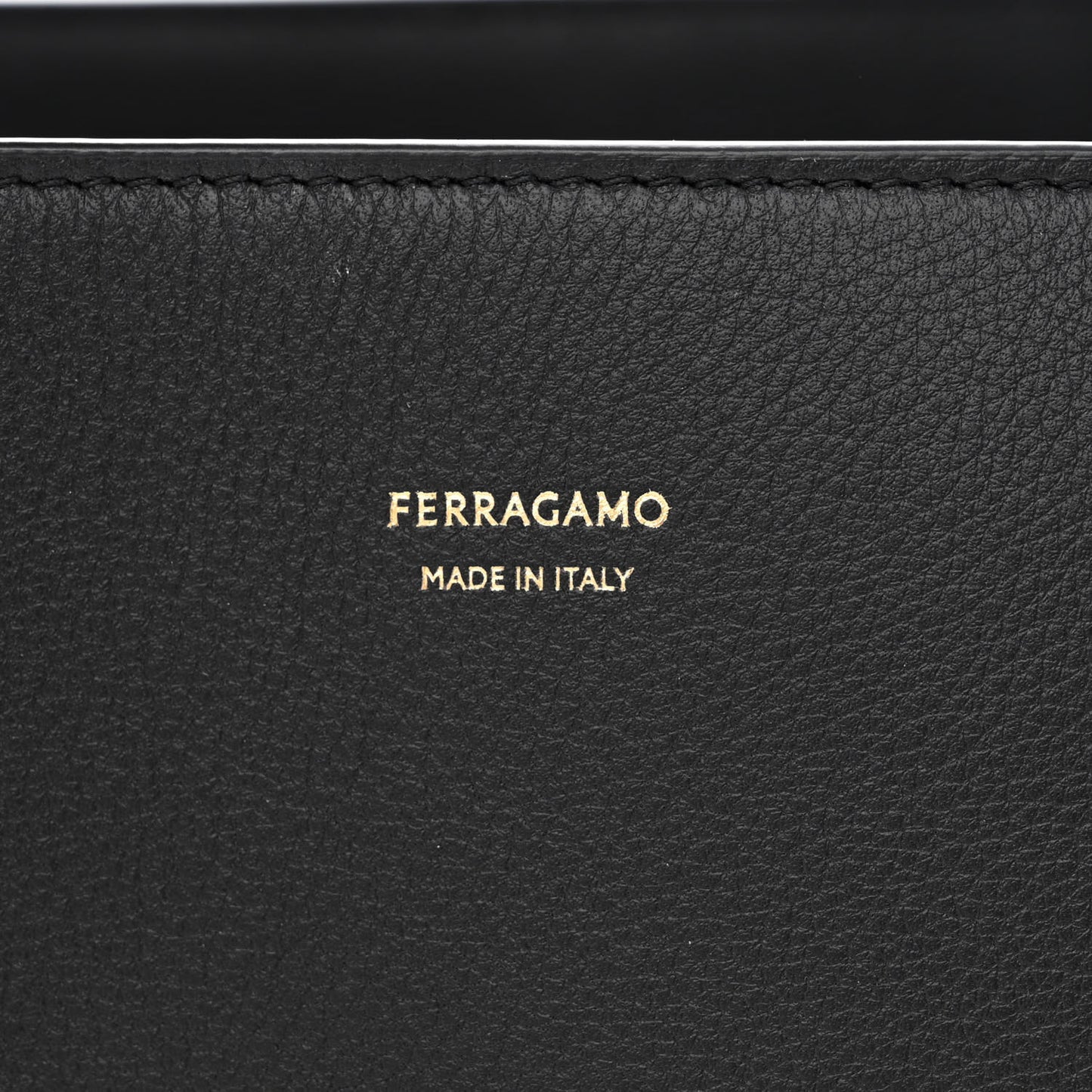 Calfskin Medium Hug Bag Black