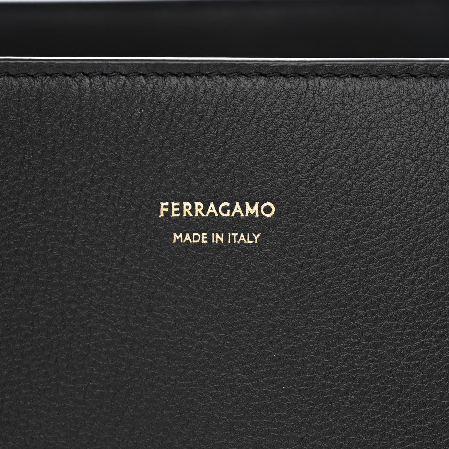Salvatore Ferragamo Calfskin Medium Hug Bag Black 6 of 10