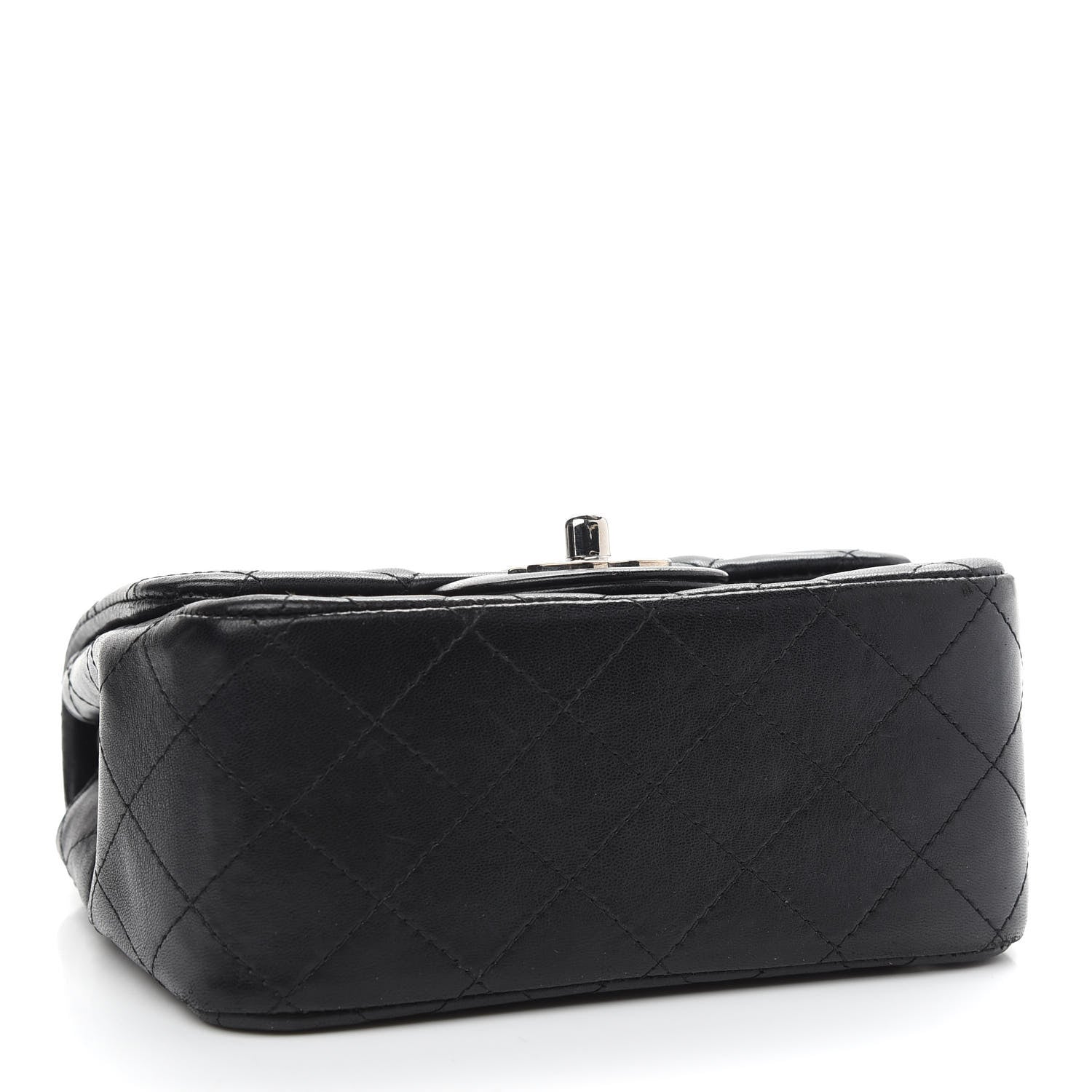 Chanel Lambskin Quilted Mini Square Flap Black 4 of 9
