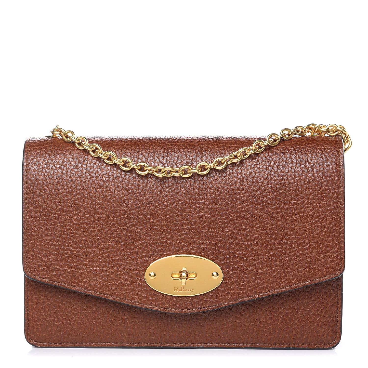 Mulberry Small Classic Grain Calfskin Small Darley Oak 1 of 12